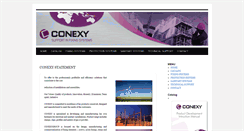 Desktop Screenshot of conexygroup.com
